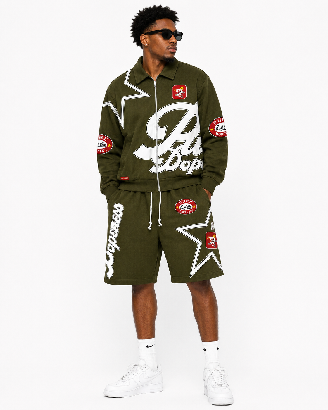 MONEY TREES Jacket & Shorts Set