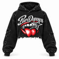 Rockstar Cropped Hoodie