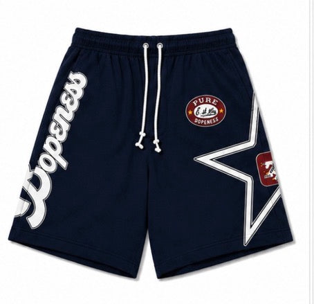 BLUE STRIP Jacket & Short Set (Hoodie)
