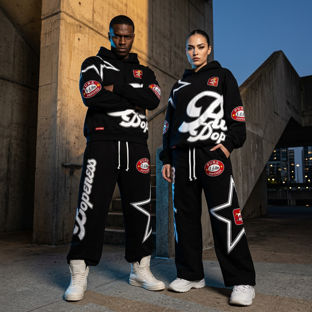 Man and woman in Midnight Moves with intense expressions and moody city lighting